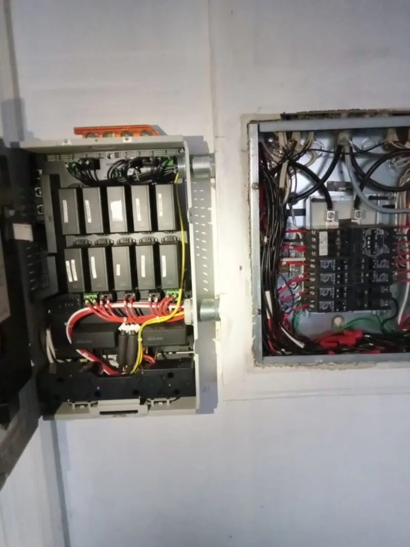 Electrical panel upgrade completed for Security Camera Wiring in Kingsburg